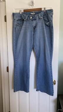 Levi's Jeans Womens 22W Blue 512 Flare Stretch Denim Medium Wash